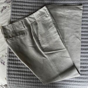Ann Taylor Factory Women's Tan Linen Trousers